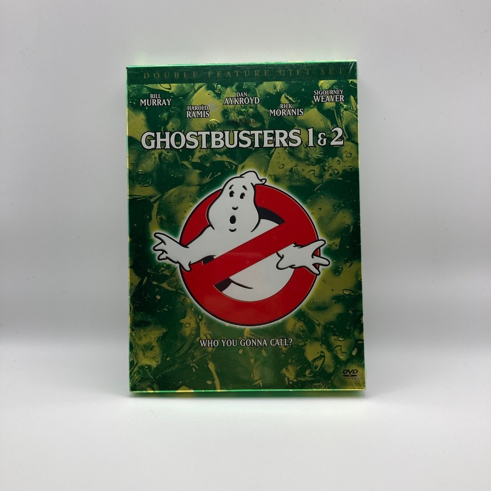 Ghostbusters 1 & 2 Double Feature Gift Set DVD Bill Murray Dan Aykroyd NEWSEALED